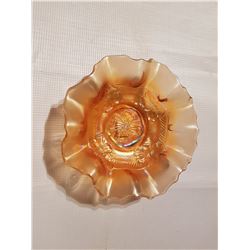 Carnival glass orange