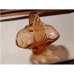 Indiana glass bird shaped dish