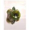 Image 3 : Carnival green glass bowl