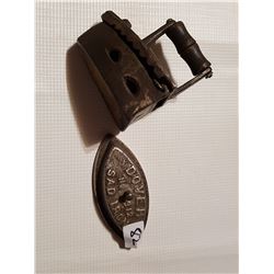 Salesman's mini sad irons lot of 2