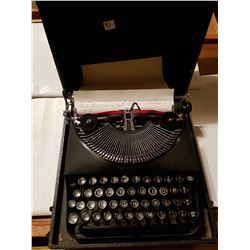 Antique Remette Typewriter/ case works