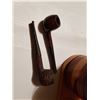 Image 3 : Wooden Tobacco stand (w/2) antique pipes