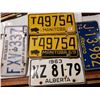 Image 1 : lot of 5 vintage license plates