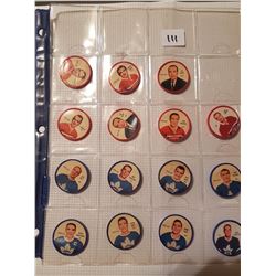 15 (1960s) Shirriff NHL hockey coins