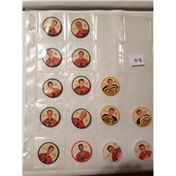 15 Shirriff NHL hockey coins