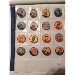 16 (1960s) Hunters potatoe chips coins