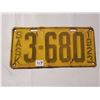 Image 1 : 1923 Saskatcdhewan License plate
