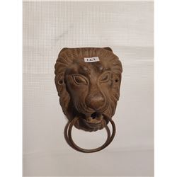 Lion Cast iron door knob
