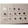 Image 1 : Lot of 14 US coins (Buffalo V nickle, Indian Head)