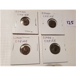 Lot of 4 Roman Empire Coins