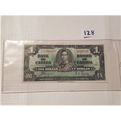 1937 one dollar bank of Canada (good condition) bill