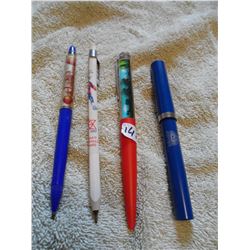 RCMP logo pens 2 floaty pens