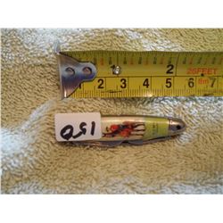 Richards England 2" RCMP logo knife