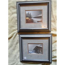 Two Scrimshaw RCMP prints 11x10