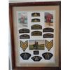 Image 1 : Framed RCMP patches and postcards 20x26