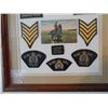 Image 2 : Framed RCMP patches and postcards 20x26