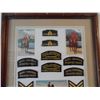 Image 4 : Framed RCMP patches and postcards 20x26