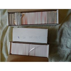 3 boxes full of mixed sports cards