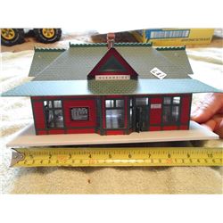 Tin railway station building