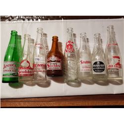 Lot of 8 pop bottles lot #2