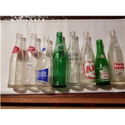 Lot of 8 pop bottles lot #3