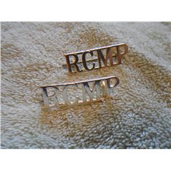 RCMP 2 shoulder badges lot 2