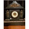 Image 1 : Huge french marble clock (extrmely heavy) 19.5" T x 18"W