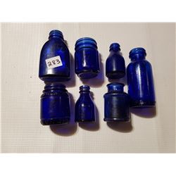 Cobo blue medicine bottles