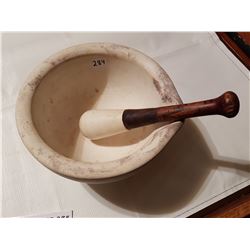 Antique English mixing bowl large