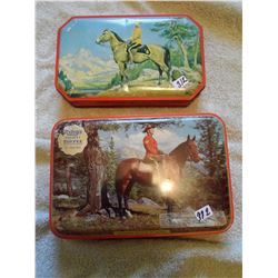 2 RCMP tins 8x6, 8x5