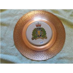 RCMP hanging plate 12"