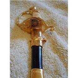 RCMP logo letter opener sword