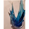 Image 2 : Blue "CHALET" blown glass 13" high