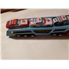 Image 6 : Vintage Japan Car Hauler 20" with 3 tin cars