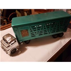 Very RARE Strutco Nickel Truck and tin trailer
