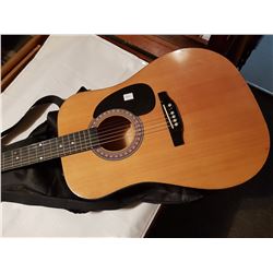 Guitar with case