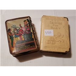 2 antique piggy banks