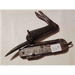 2 Army knives