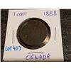 Image 1 : 1888 one cent VG