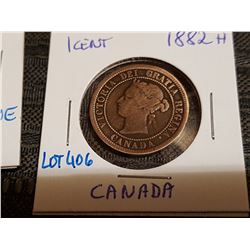 1882 one cent VG