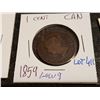 Image 1 : 1859 low 9 one cent