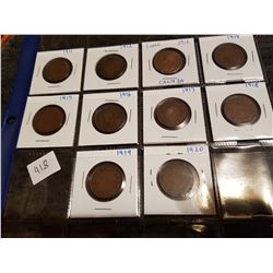 set one penny 1911-1920