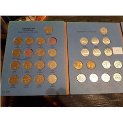 set of 5 cents 1922- 1960 missing 2