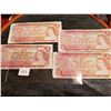 Image 1 : Lot of 4 1974 $2 bills