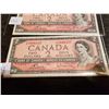 Image 2 : 1954 lot of 2  two dollar bills great condition