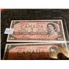 Image 3 : 1954 lot of 2  two dollar bills great condition