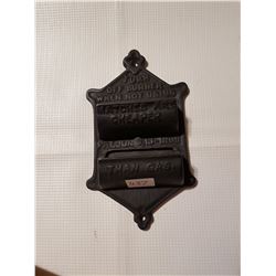Antique match book holder