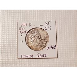 1944D half dollar US walking liberty