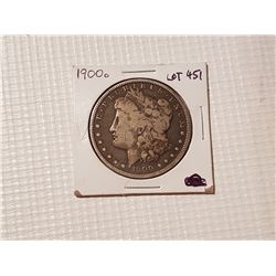 1901 Morgan silver dollar US