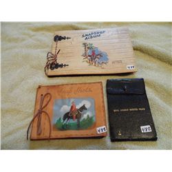 2 albums one original RCMP note holder